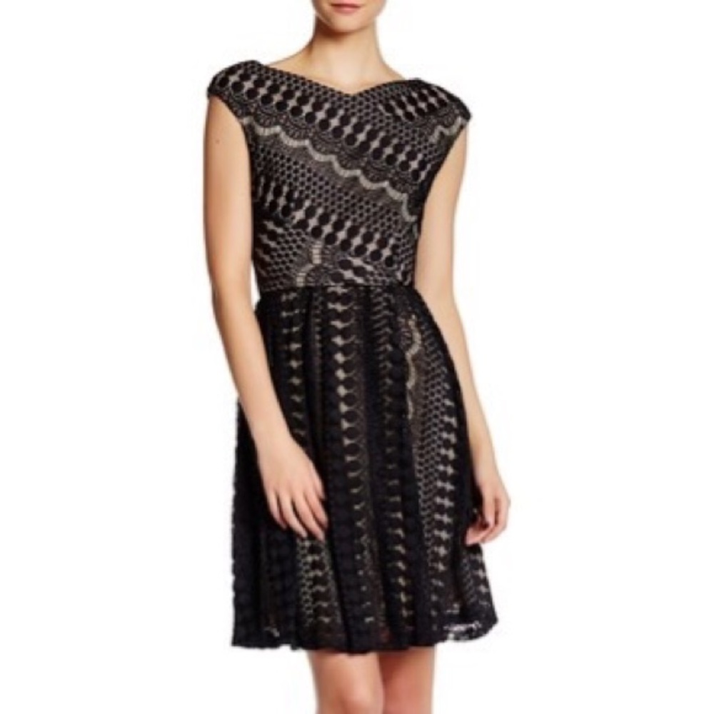 Betsey Johnson Lace Fit & Flare Dress